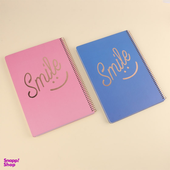 دفتر سیمی 100 برگ سویل طرح smile