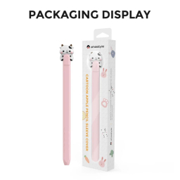 کاور قلم لمسی آهااستایل مدل PT129-2 Cow-Pink مناسب اپل سری 2