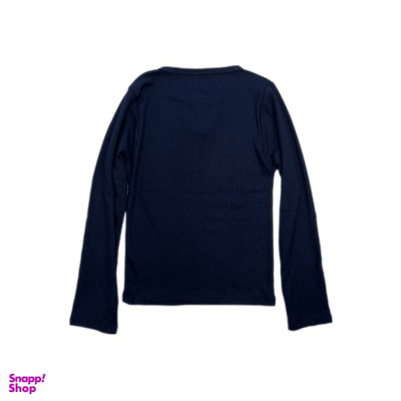 بلوز زنانه مدل زنجیردار کد Solo b2 رنگ سرمه ای