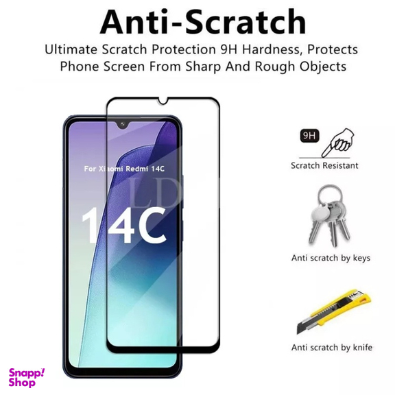 محافظ صفحه نمایش گوشی موبایل مدل AntiStatic.ESD کینگ پاور مناسب شیائومی Redmi 14C