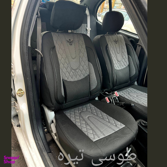 روکش صندلی خودرو مدل طبی آئوودی کد 3004 مناسب پژو 206 و 207 و رانا پلاس