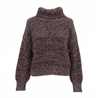 کراپ بافت زنانه کد 144 رنگ بادمجانی