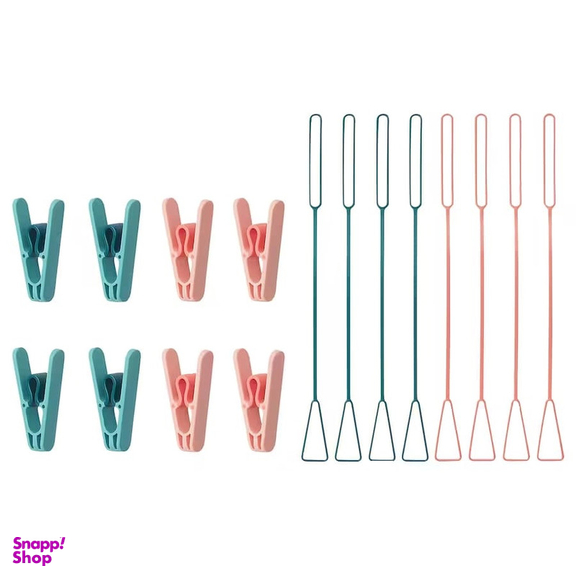 گیره لباس ایکیا مدل SLIBB کد 404.990.02 بسته 16 عددی