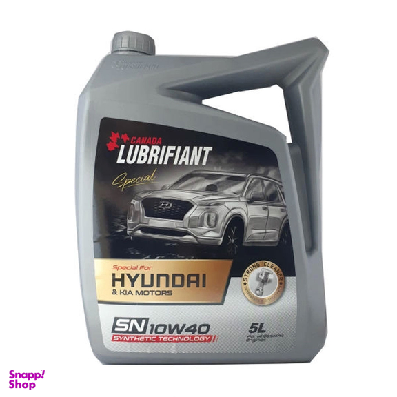 روغن موتور خودرو لوبریفنت کانادا مدل SN 10W-40 HYUNDAI حجم 5 لیتر