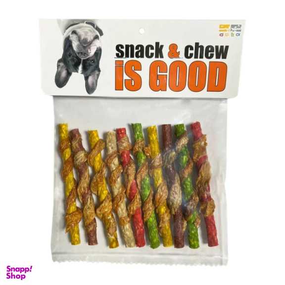 تشویقی مانچی سگ شهر پت مدل ایز گود مدادی دورپیچ مرغ بسته 10 عددی