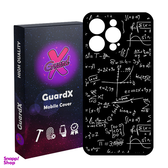 کاور گارد ایکس طرح ریاضی مدل Glass10528 مناسب برای گوشی موبایل اپل iPhone 15 Pro Max