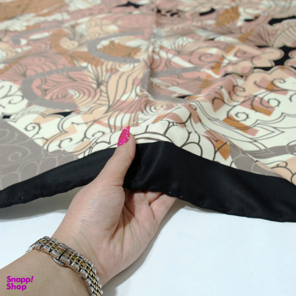 روسری زنانه آنالیا مدل ابریشم مزونی کد 9071