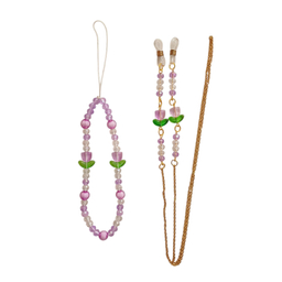 ست بند عینک و آویز موبایل زنانه کد 10009