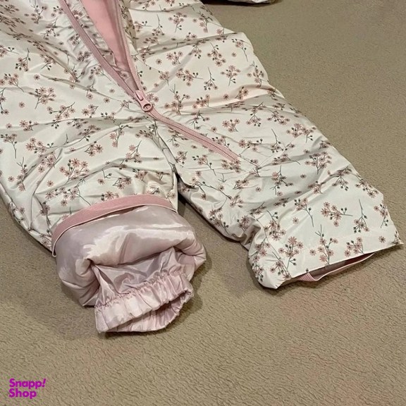 کاپشن سرهمی نوزاد لوپیلو مدل گلدار کد 25632