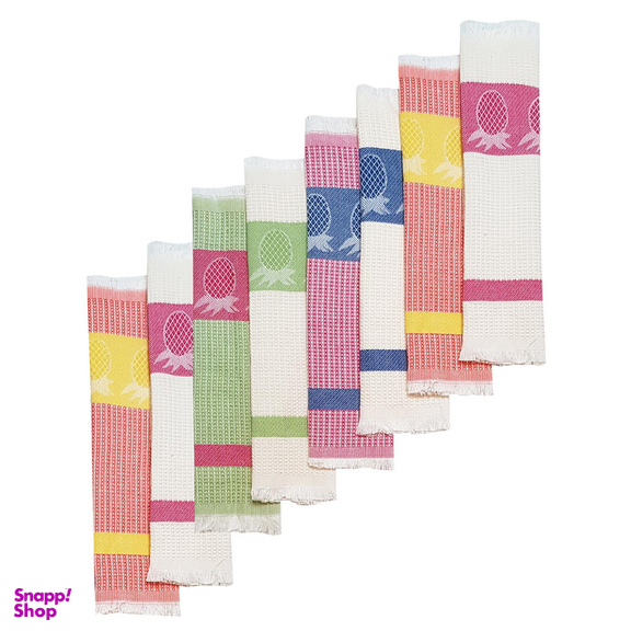 دستمال نظافت خانه و آشپزخانه نخ ماییلدا مدل 5399 بسته 8 عددی