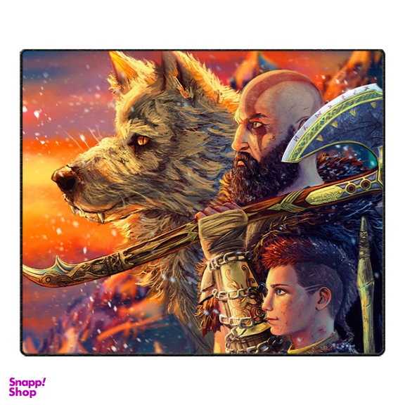 ماوس پد مخصوص بازی اچ آر بی مدل GOD OF WAR-001
