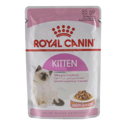 غذای پوچ گربه رویال کنین مدل Kitten Gelee وزن 85 گرم