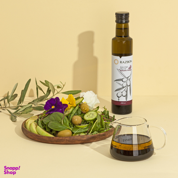 روغن زیتون فرابکر و سرکه بالزامیک رزبن حجم 250 میلی لیتر