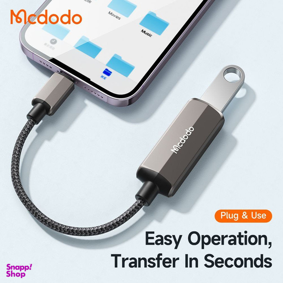 مبدل لایتنینگ به USB OTG/لایتنینگ مک دودو مدل CA-2690