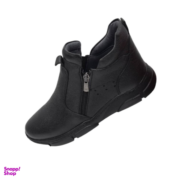 کفش طبی زنانه چرم ریباری مدل R30 رنگ مشکی