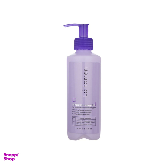 ژل بهداشتی بانوان لافارر مدل Genital Cleansing Gel حجم 250 میلی لیتر