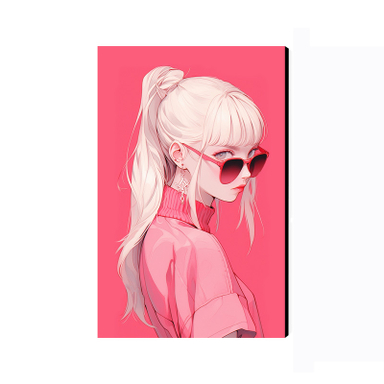 تابلو شاسی عرش مدل فانتزی دختر کد As2357