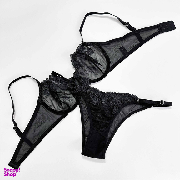 ست سوتین و شورت زنانه نوشه پوش کد 86003