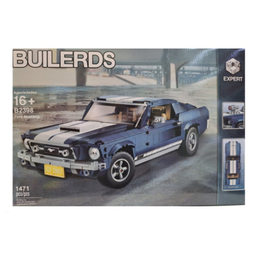 لگو فورد موستانگ کد 02398 رنگ آبی تیره