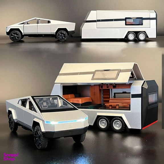 ماشین بازی مدل Tesla Pickup Trailer