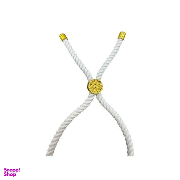 دستبند طلا ۱۸ عیار زنانه پانسی طرح لوتوس کد D12302