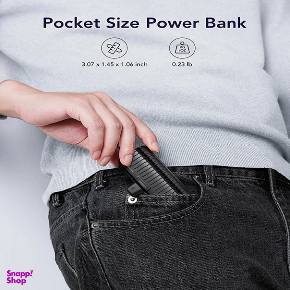 پاوربانک قابل حمل مینی وگر مدل VP-0558 ظرفیت 5000 میلی‌ آمپر ساعت