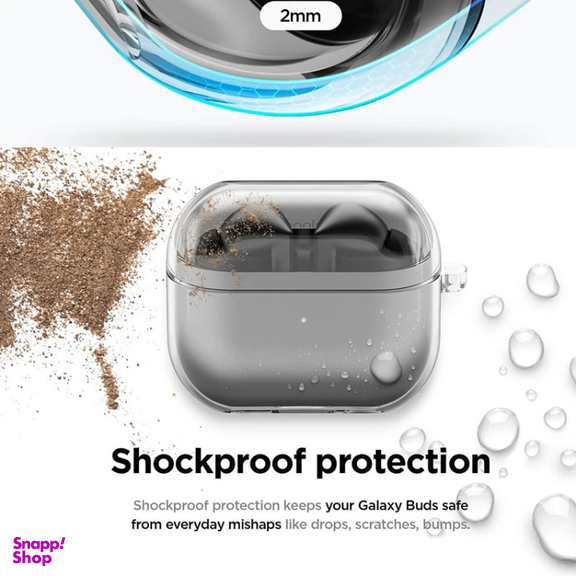 کیف ایرفون اسپایدر مدل Clear مناسب سامسونگ Galaxy Buds 3 / 3 Pro