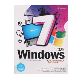 سیستم عامل WINDOWS 7 + driverpack solution 2025 نشر نوین پندار