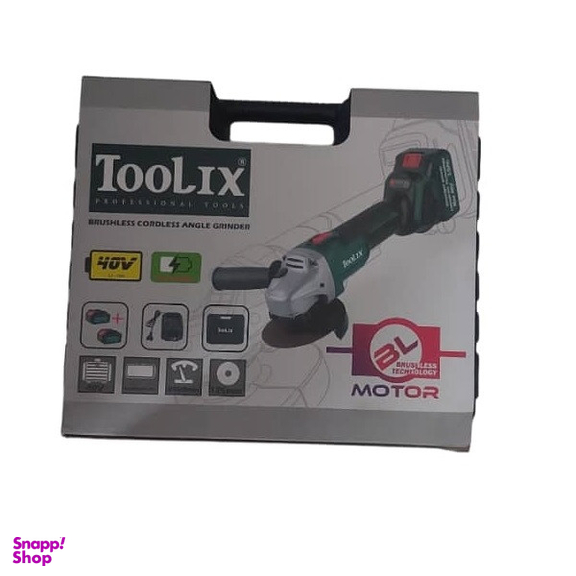 مینی فرز شارژی براشلس دیمردار 115 میلی متری 40 وات تولیکس مدل TX-2040BR