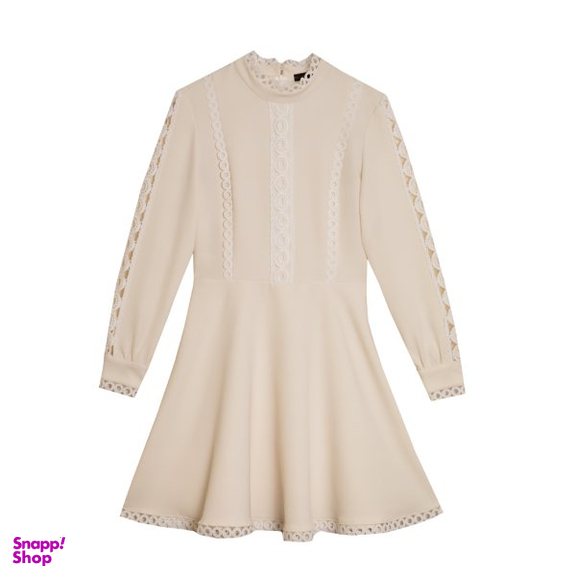 پیراهن زنانه برنس مدل شاران رنگ شیری