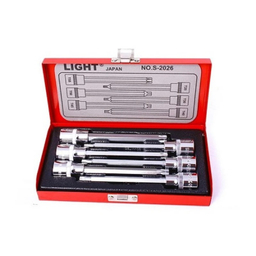 آچار آلن بکسی لایت مدل فوق بلند کد SMT-TORX-LONG-JAPN-LIGHT-1/2-S2026 مجموعه 6 عددی