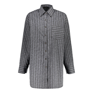 مانتو زنانه لوینت مدل سولینا کد 0117 رنگ مشکی طوسی