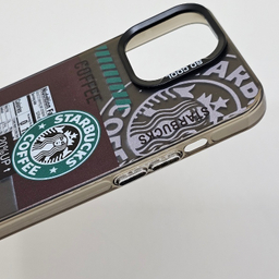 کاور موبایل طرح دار مدل استارباکس مناسب برای اپل iPhone 13 Pro Max
