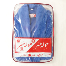 حوله پالتویی حوله هنر مدل تن پوش طرح ساده کد 02 سایز 125 سانتی‌متر