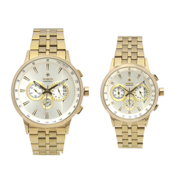 ست ساعت مچی عقربه ای زنانه و مردانه سورین مدل GL0914P-SG02S