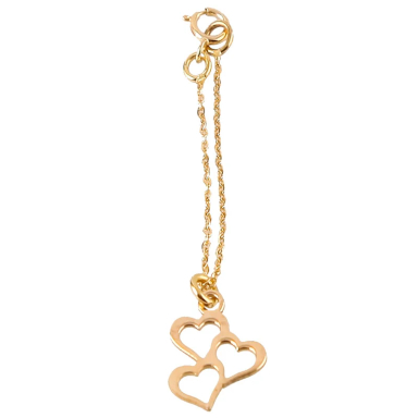 آویز ساعت طلا 18 عیار زنانه شمیم گلد گالری طرح قلب کد SG383