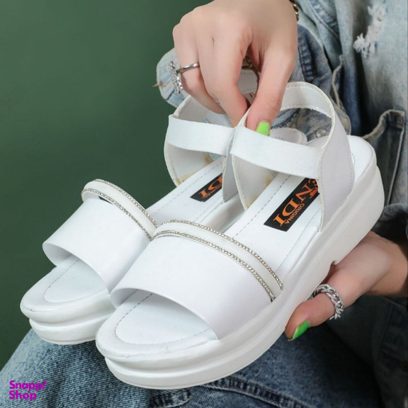 صندل طبی زنانه مدل رویا کد 027 رنگ سفید