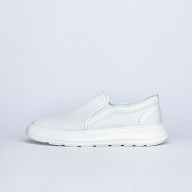 کفش چرم مردانه پانوپا مدل ونس کد 010 رنگ سفید