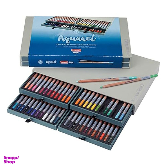 مداد رنگی آبرنگی حرفه‌ ای 48 رنگ برونزیل مدل Bruynzeel 8835H48