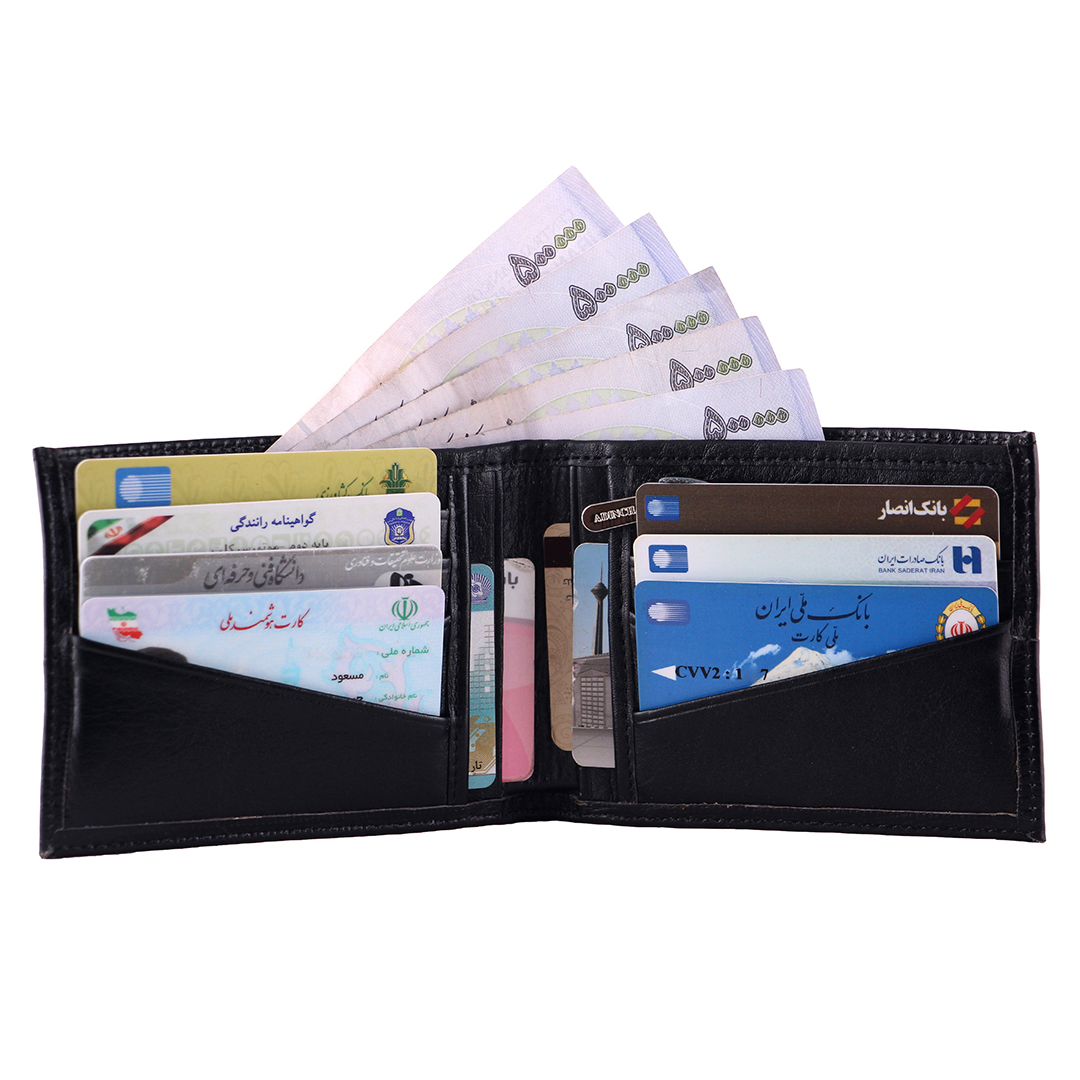 کیف پول مردانه چرم بارز کد DM78