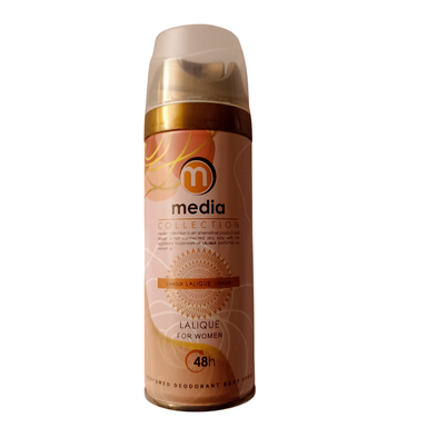 ﺍﺳﭙﺮﯼ خوشبو کننده ﺑﺪﻥ زنانه مدیا مدل L amour Lalique حجم 200 میلی لیتر