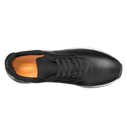 کفش اسپرت مردانه نوین چرم مدل 9806 MS3194 رنگ مشکی