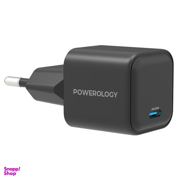 شارژر دیواری 35 وات پاورولوژی مدل Ultra-Quick GaN Charger P35WSPCEU Type-C