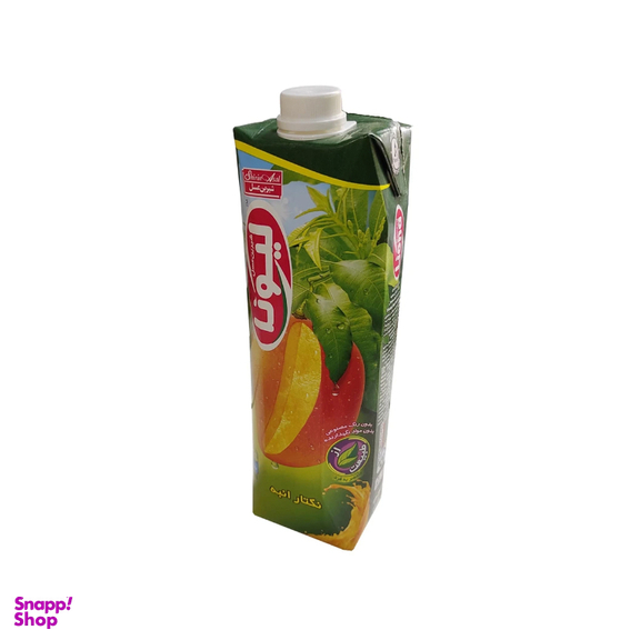 آبمیوه پاکتی لیونا با طعم انبه شیرین عسل حجم 1 لیتر