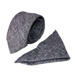 ست کراوات و دستمال جیب مردانه آیکت مدل محو