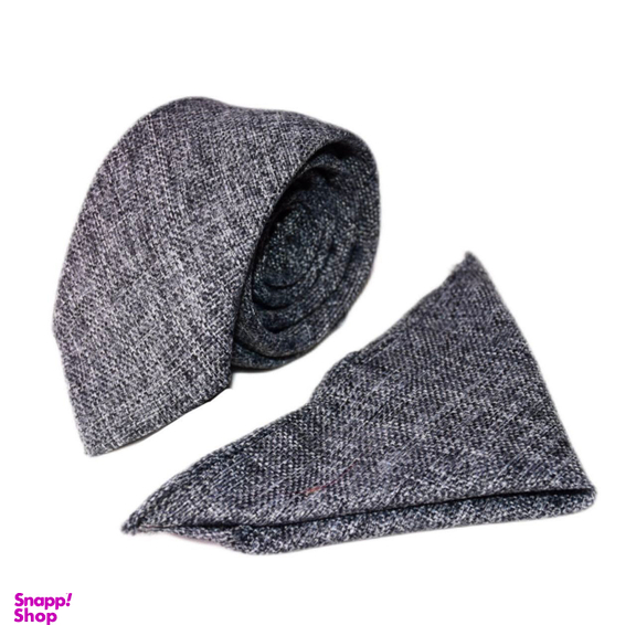 ست کراوات و دستمال جیب مردانه آیکت مدل محو