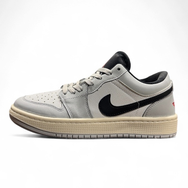 كتانی مردانه طرح نايكی مدل Air Jordan 1 كد NIKE29 رنگ سفيد طوسی