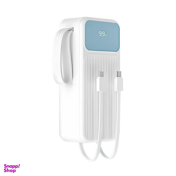 پاوربانک پی زد ایکس مدل V31 Fast Charge 22.5W Cabled ظرفیت 30000 میلی آمپر ساعت