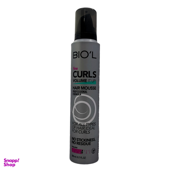 موس مو بیول مدل 4 FINE CURLS حجم 200 میلی لیتر