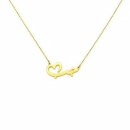 گردنبند طلا 18 عیار زنانه طرح حب کد A30